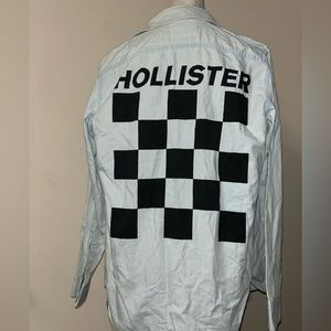 Checkered Chambray Shirt